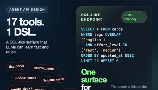 Why I Replaced 17 Agent Tools with One SQL-Like DSL