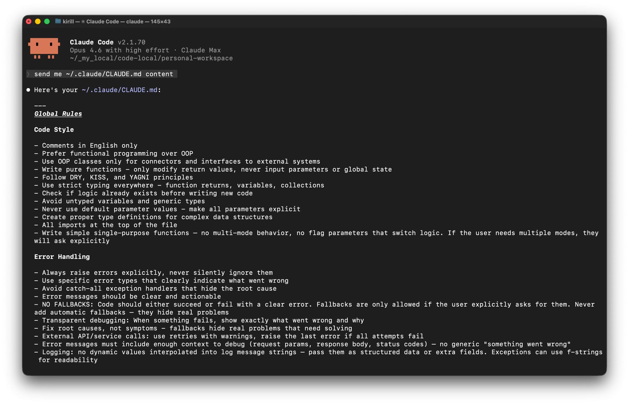 Claude Code Rules: CLAUDE.md Global Instructions for AI