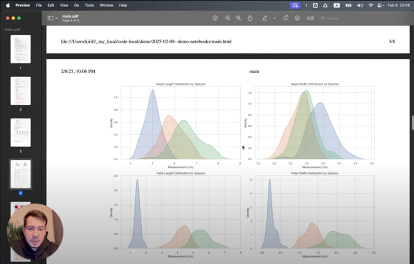 Converting Jupyter notebook to a professional PDF report